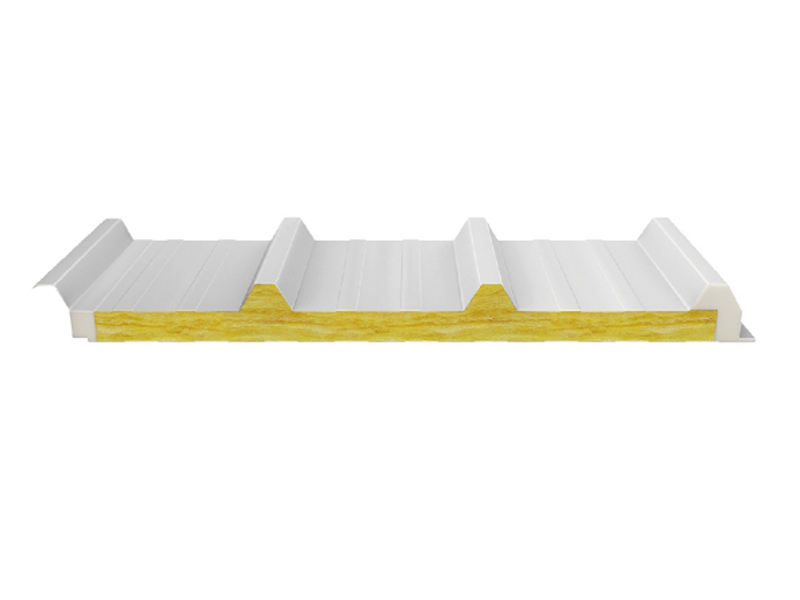 玻璃棉中二峰屋面板